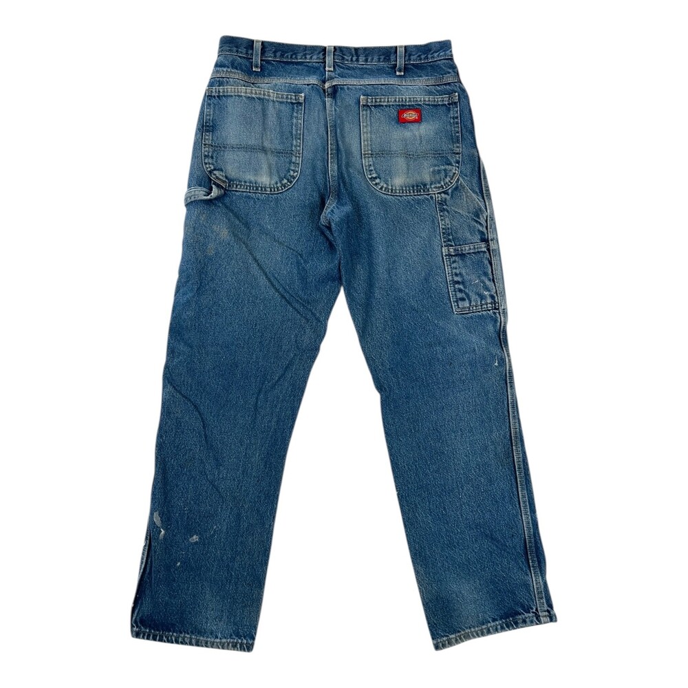 Vintage Dickies Carpenter Jeans Denim Workwear Distressed Faded 32x30 READ